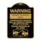 Signmission Permit Parking Only Unauthorized Vehicles Will Be Towed at Vehicle Owners Expense To, BG-1824-23309 A-DES-BG-1824-23309 - alternate 1